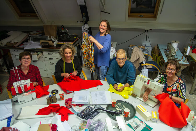 De kostuumploeg in beeld